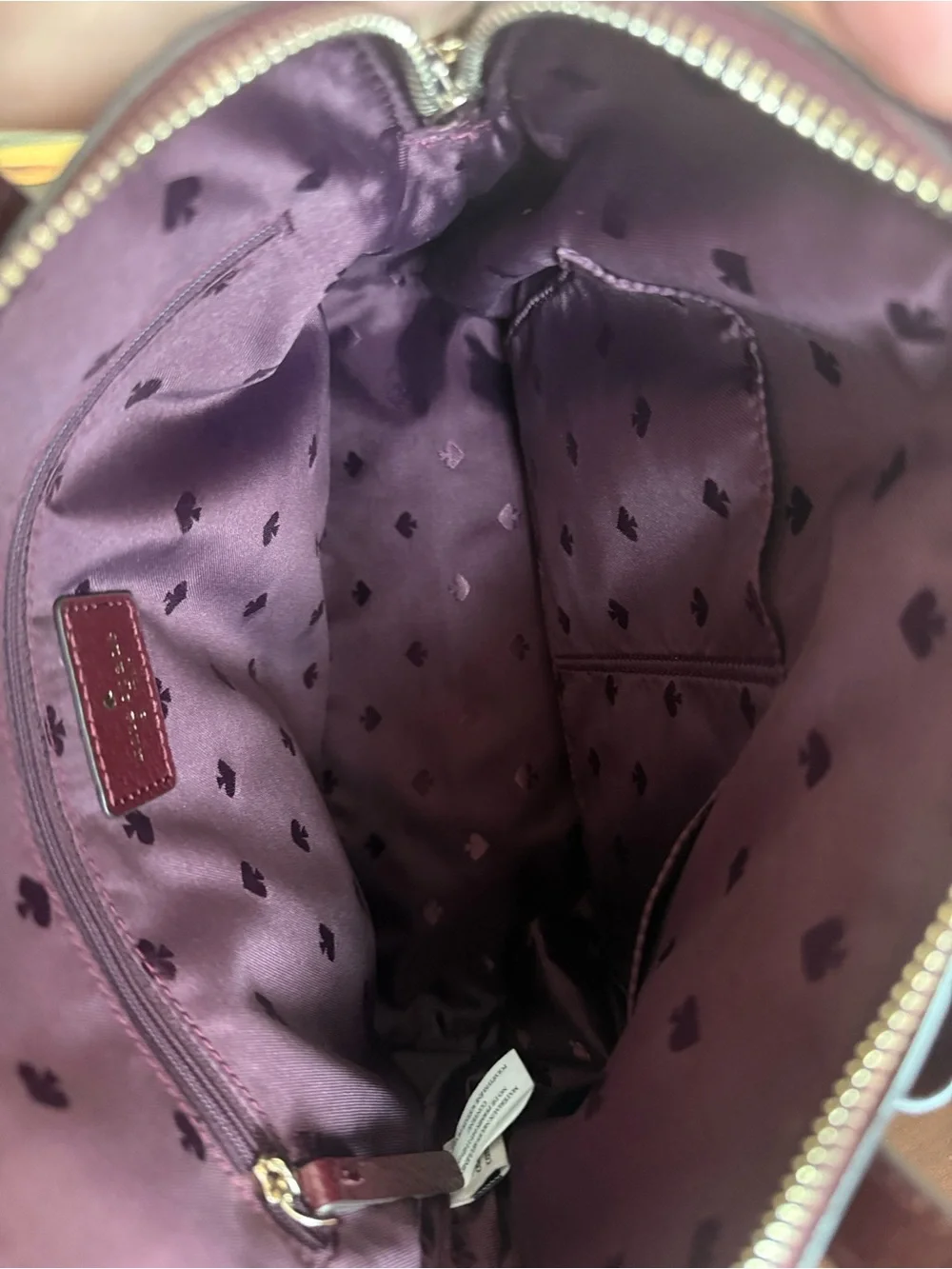 KATE SPADE ♠️ New York 🍒 CHERRYWOOD 🍒 MAISE MATTHEWS STREET SATCHEL BAG🌟EUC🌟